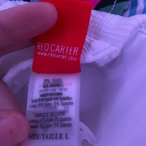 Size L white bathing suit top. Brand- Red Carter